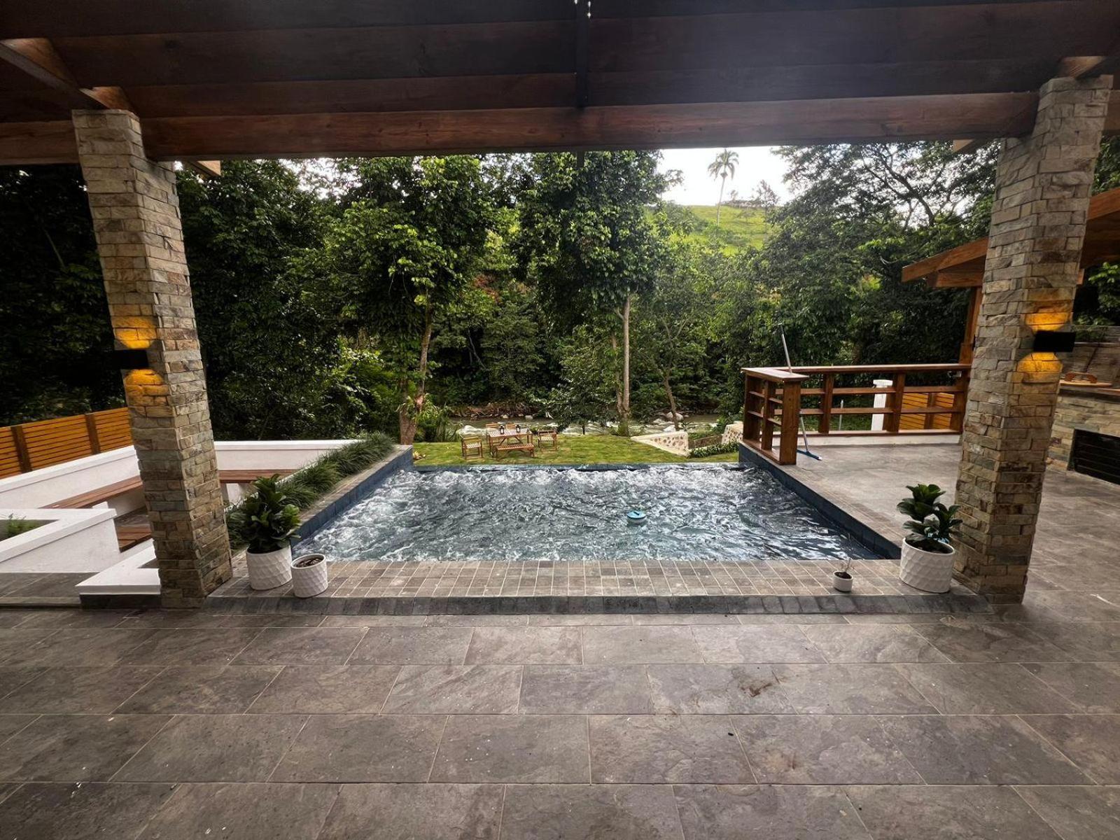 Villa Cielito Del Yaque - Jarabacoa - Rio Privado - Picuzzi Climatizado ภายนอก รูปภาพ